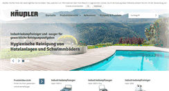 Desktop Screenshot of industriedampfsauger.de